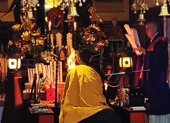 菅谷不動尊初護摩